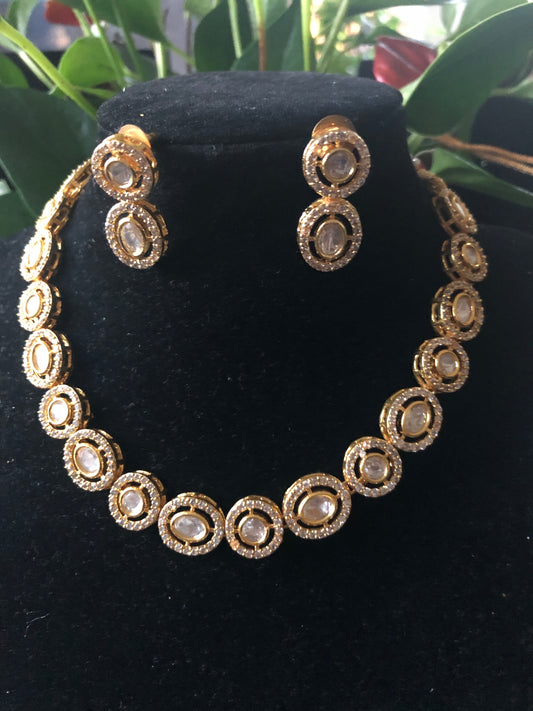 Antique Victorian  neckpiece with earring