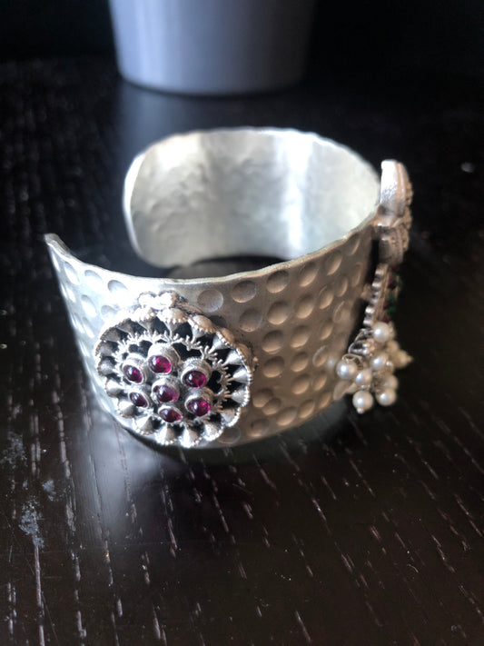 Silver replica bangle