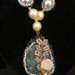 Pearl neckpiece with earring
